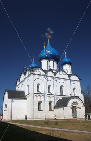 Christmas cathedral in the Suzdal Kremlin. Russia, Vladimir Region, Suzdal. Golden Ring of Russia.