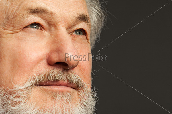 Portrait of old man with beard