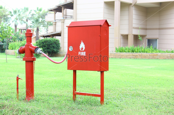 Fire hydrant to extinguish a fire