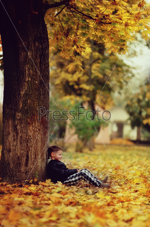 Indian summer and a boy