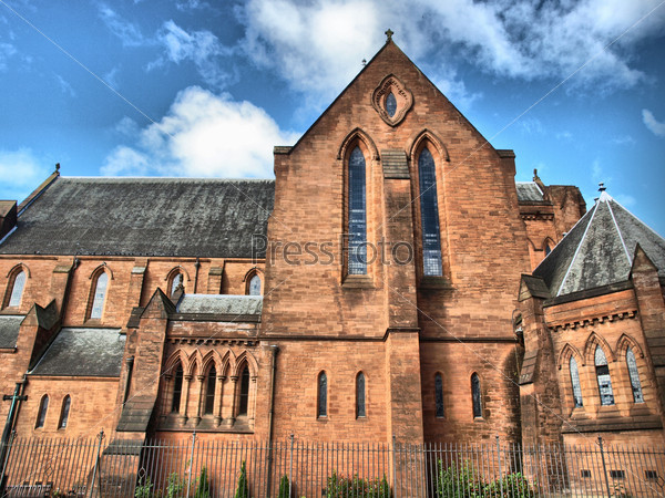 The Barony Parish of Glasgow church building - HDR High Dynamic Range
