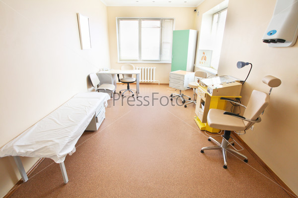 Interior of a doctor\'s consulting room