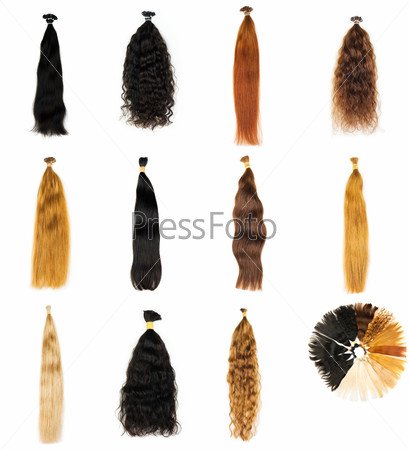 Extensions colors isolated on a white background