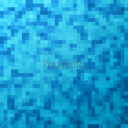 Abstract futuristic background. Blue rectangles