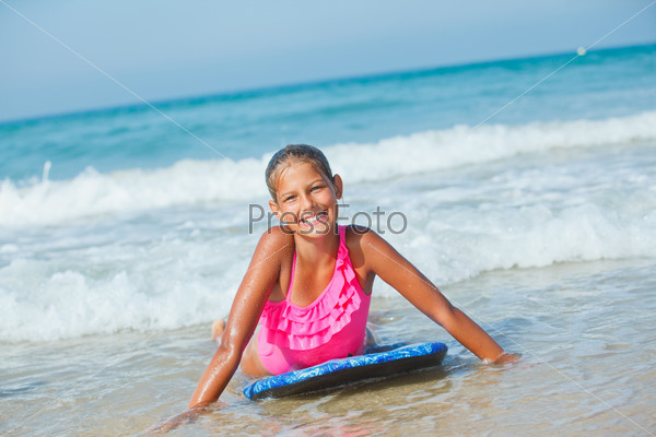 Summer vacation - surfer girl.