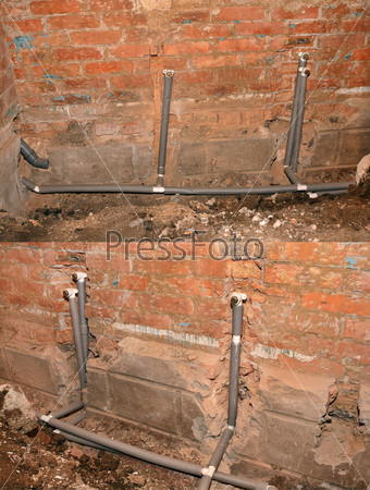 Installation of plumbing