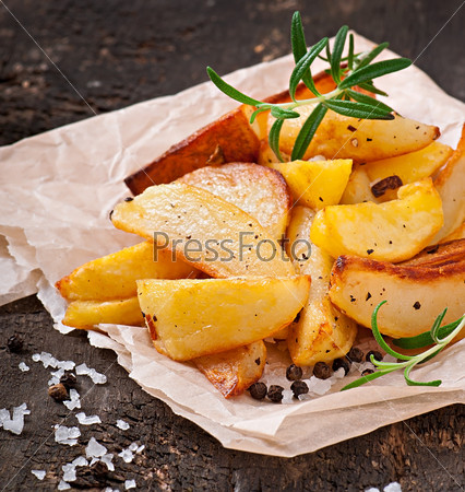 French fries potato wedges