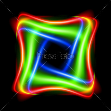Abstract colorful shape