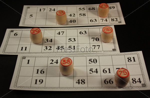 Lotto. Tabletop & gamble, stock photo
