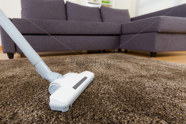 Vacuum cleaner using in living room