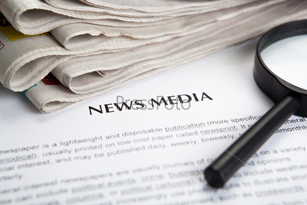 Document with the title of news media