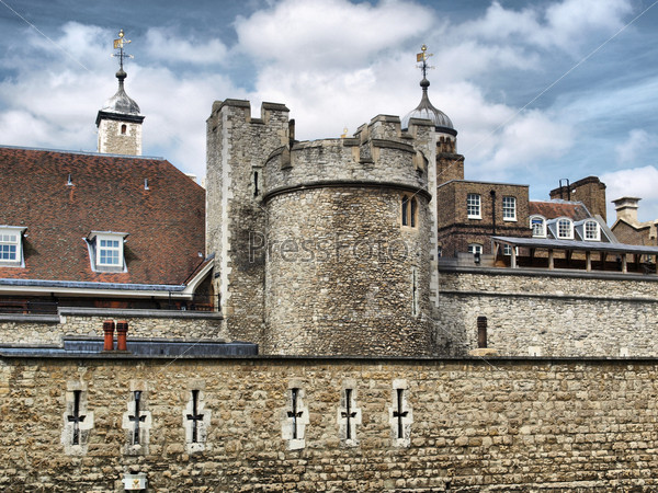 The Tower of London, medieval castle and prison - high dynamic range HDR