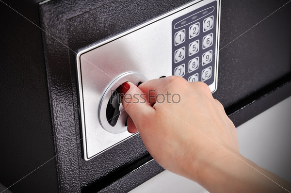Woman opened safe
