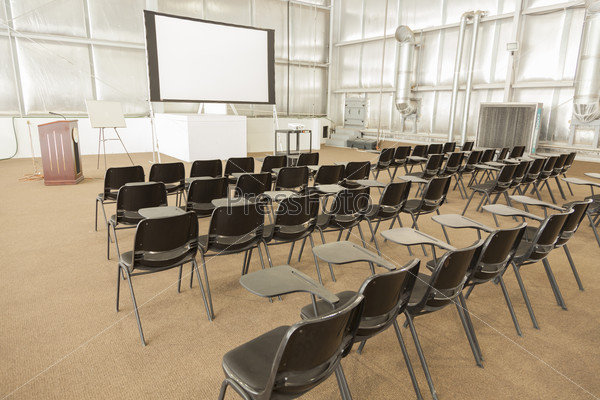 Empty Presentation Conference Room