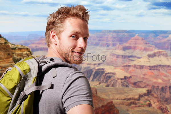 Grand Canyon travel Young man