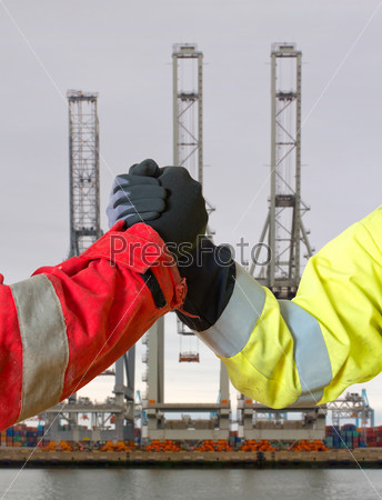 Handshake between two workers