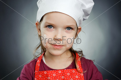 An image of a lovely little chef