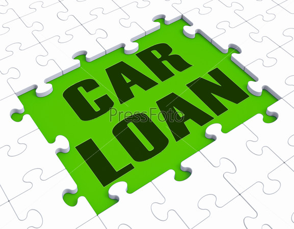 Car Loan Shows Automobile Sales Or Purchase