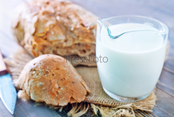 milk with bread