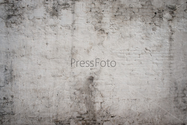 White grey old vintage cement street rusty grunge aged rough brick wall texture background