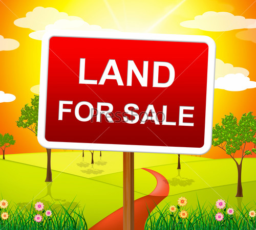 Land For Sale Showing Real Estate Agent And Property