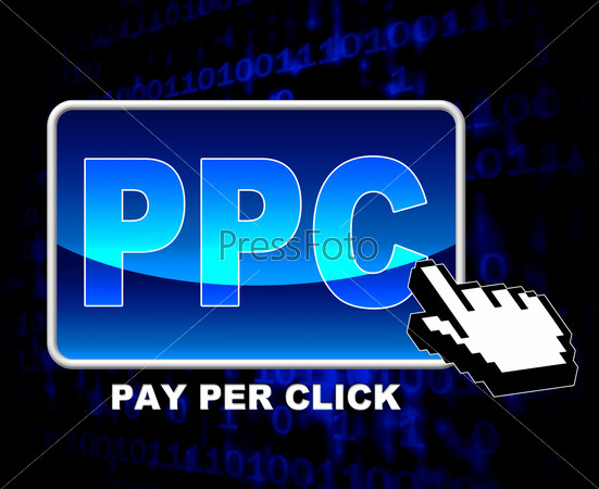 Pay Per Click Showing World Wide Web And Website