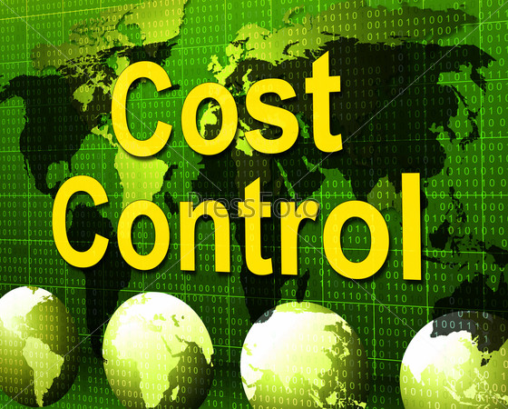 Cost Control Showing Accounts Costs And Balance