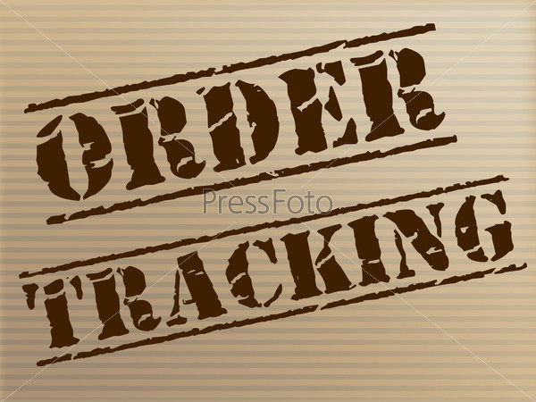 Order Tracking Showing Logistics Shipment And Tracked