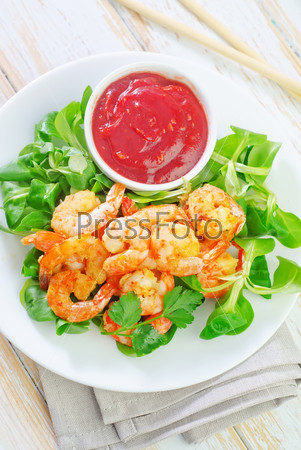Fried shrimps