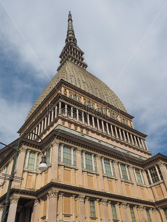 The Mole Antonelliana in Turin Piedmont Italy is the highest building in town