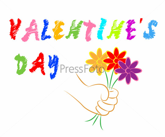 Valentine\'s Day Flowers Represents Find Love And Adoration