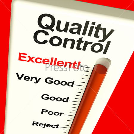 Quality Control Excellent Monitor Showing High Satisfaction And Perfection