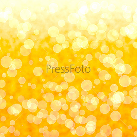 bokeh vibrant yellow background with blurry lights