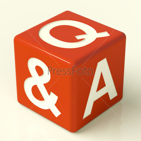 Question and Answer Red Dice As Symbol For Support