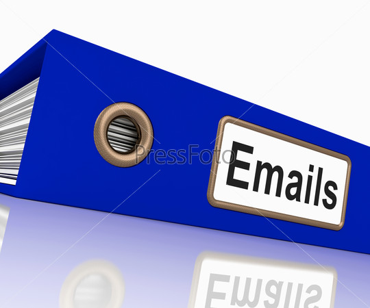 Emails File Showing Contacts and Correspondence
