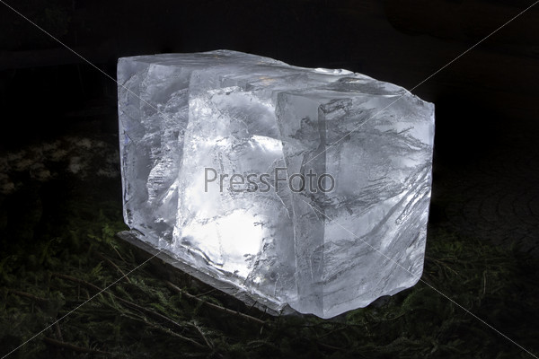 Block of ice, stock photo