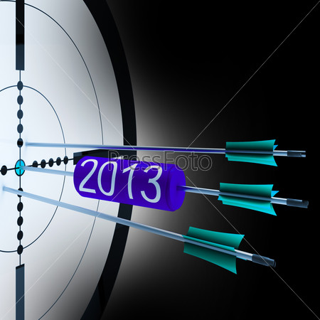2013 Target Showing Successful Future Growth And Goals