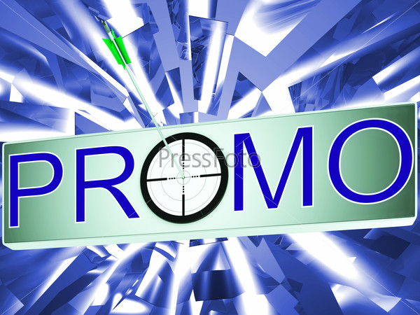 Promo Shows Promotion Discount Sale At Bargain Price