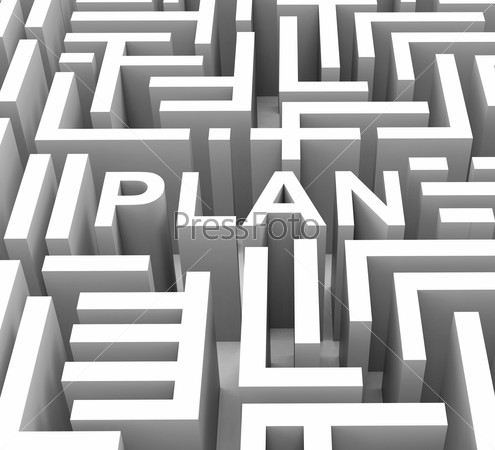 Plan Word Shows Guidance Strategy Or Business Planning