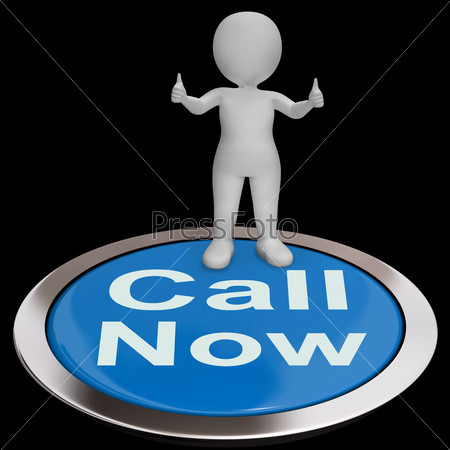 Call Now Button Showing Customer Support Helpline