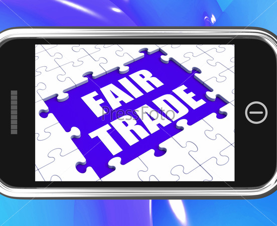 Fair Trade Tablet Means Shop Or Buy Fairtrade Products