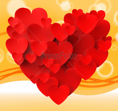 Heart Made With Hearts Meaning Romance Passion And Love