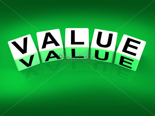 Value Blocks Representing Importance Significance and Worth