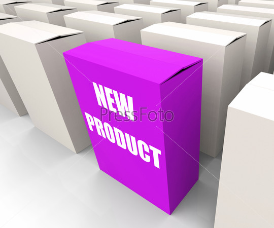 New Product Box Indicates Newness and