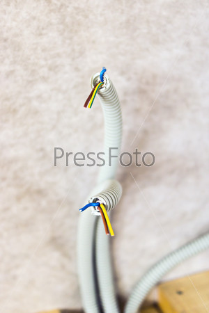 The installation of electrical cables