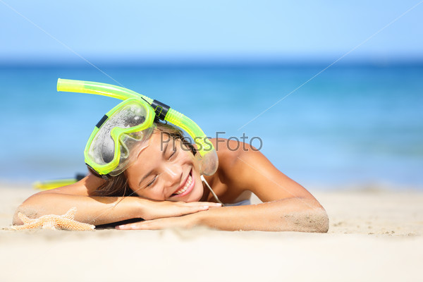 Женщина на пляже