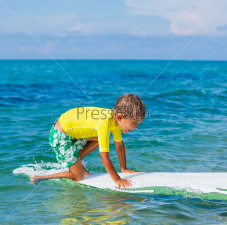 Boy with surf