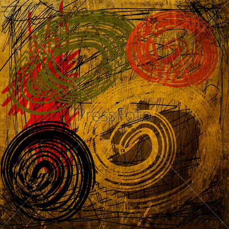 art rainbow grunge abstract geometric background card