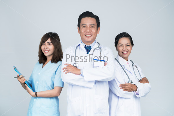 Group of medical workers