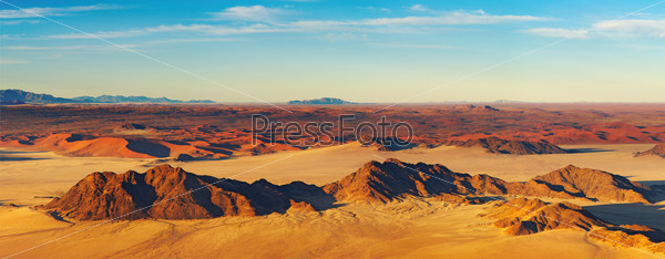 Namib Desert, dunes of Sossusvlei, bird\'s-eye view